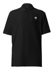 Black unisex polo shirt sport shirt