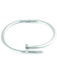 Nail Bracelet Silver