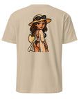 Bikini Woman T-shirt fun and eye catching summer shirt with beach design. Unisex and casual.