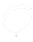 timeless classic necklace with brilliant in white, ideal for an elegant look. design on earth