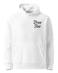Eco-Friendly Unisex Hoodie with Embroidered Troe Toe Logo – Light Organic Cotton