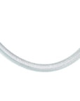 egyptian snake necklace in silver