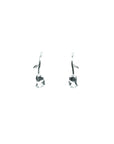 flower jewelry silver earrings at designonearth