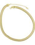 golden egyptisch snake necklace fine design new