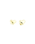 golden heart earrings, an elegant and timeless choice for any occasion.