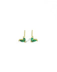 stylish gold leaf with zirconia, perfect for an elegant and classic look, by brendoe for sale at design on earth