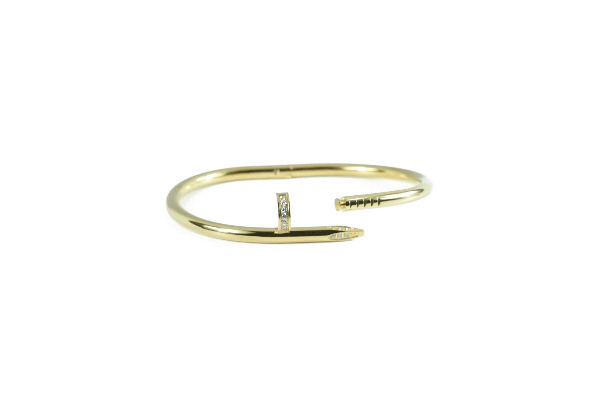 gold nail bracelet for women