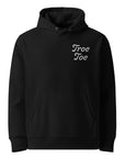Dark Troe Toe unisex hoodie with embroidered logo – premium cotton streetwear with double-layer hood