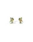 trendy pearl cherry earrings 925 silver