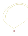 trendy nice necklace classic style necklace with brilliant 14 carat gold plated new