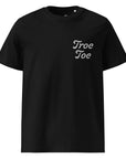 Dark Troe Toe unisex T-shirt with embroidered logo – organic cotton streetwear tee