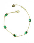 trending bracelet golden 16k silver plated