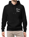 Black Hoodie with Embroidered Troe Toe Logo, Unisex