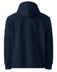 Navy hoodie unisex capuchon