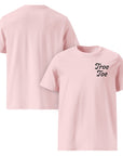 shirt pink woman t-shirt top with troetoe logo