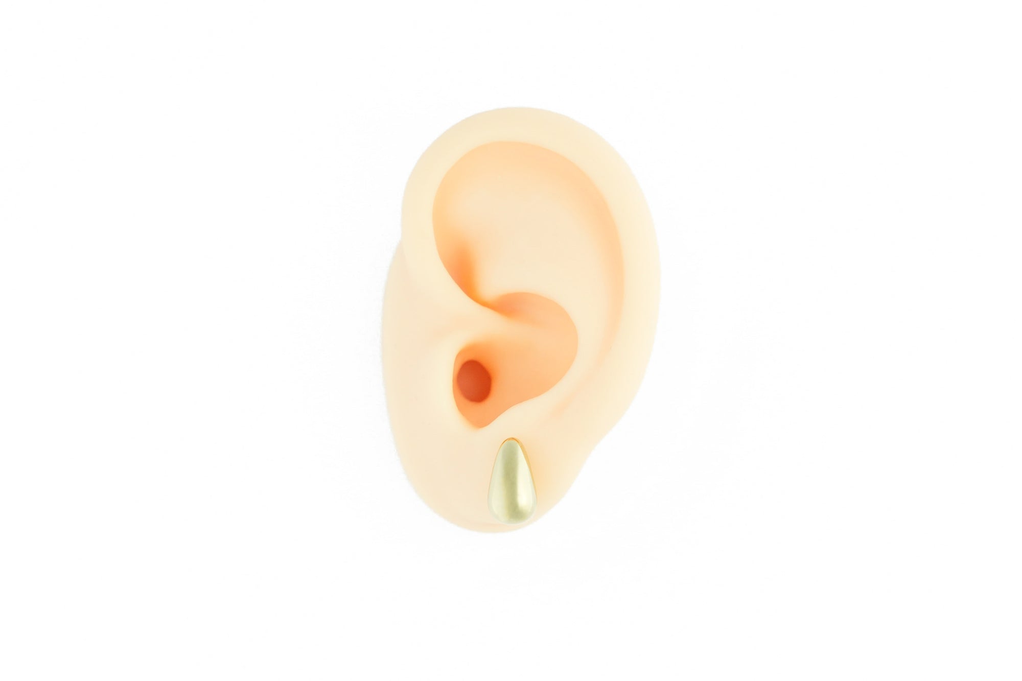 trendy drops earrings gold 18K gold plated, brendoe designonearth