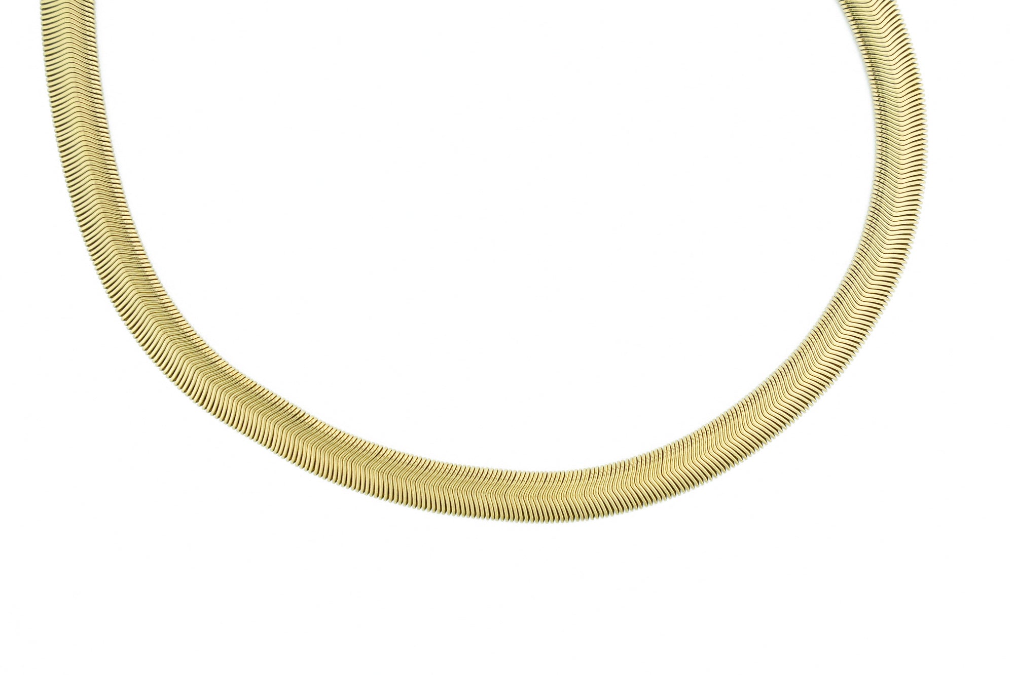 egyptian snake chain 18k gold elegant necklace