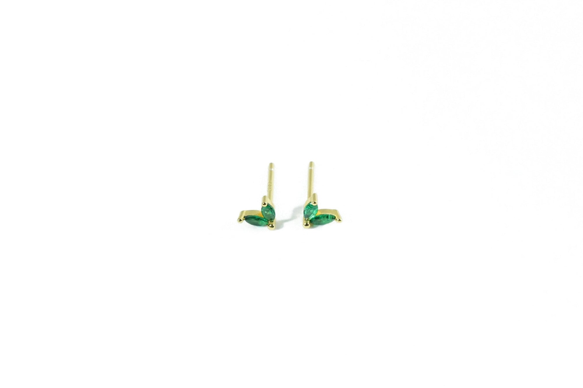 stylish gold leaf with zirconia, perfect for an elegant and classic look, by brendoe for sale at design on earth
