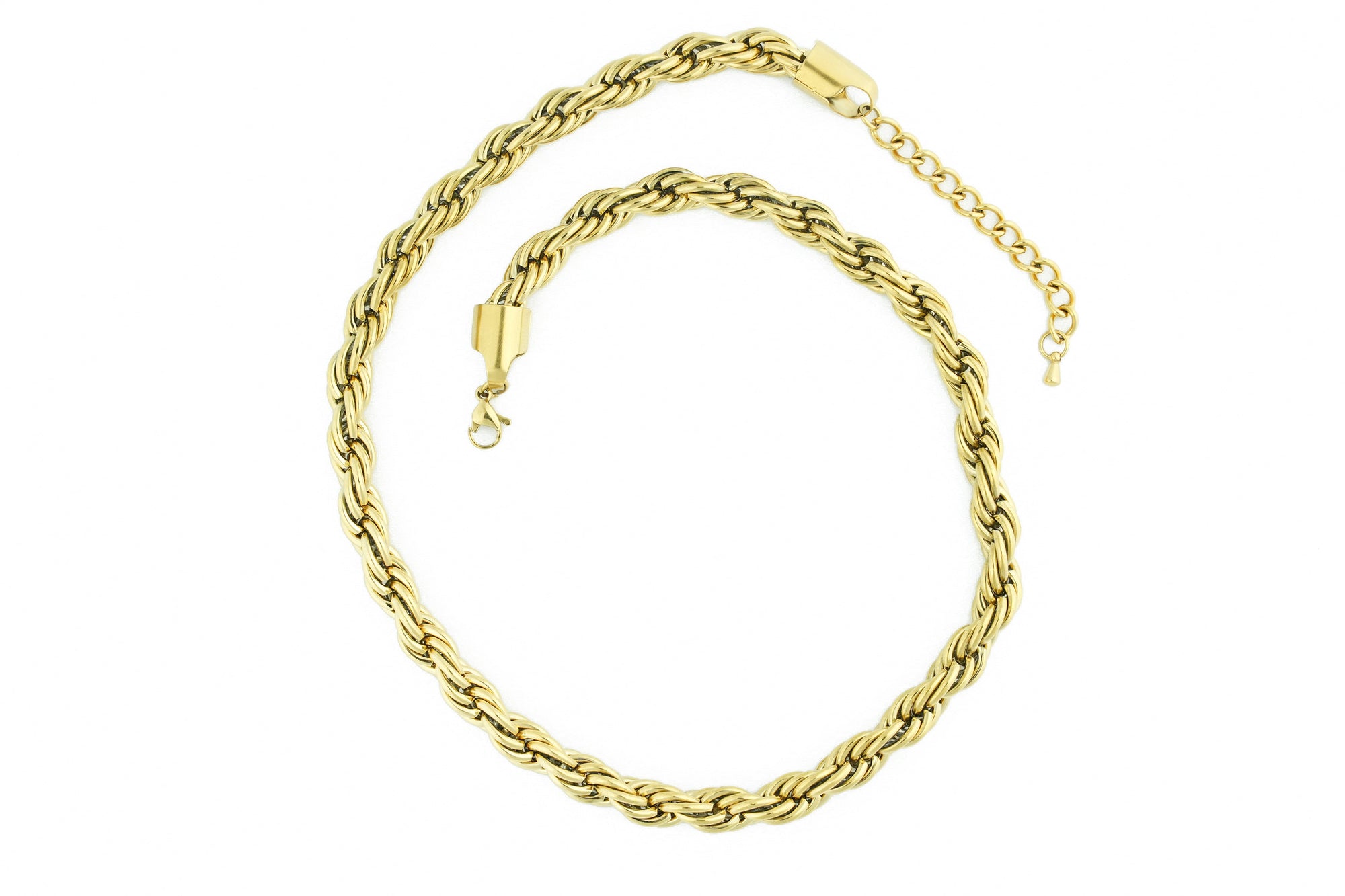 golden twisted necklace stylish for women and girls new