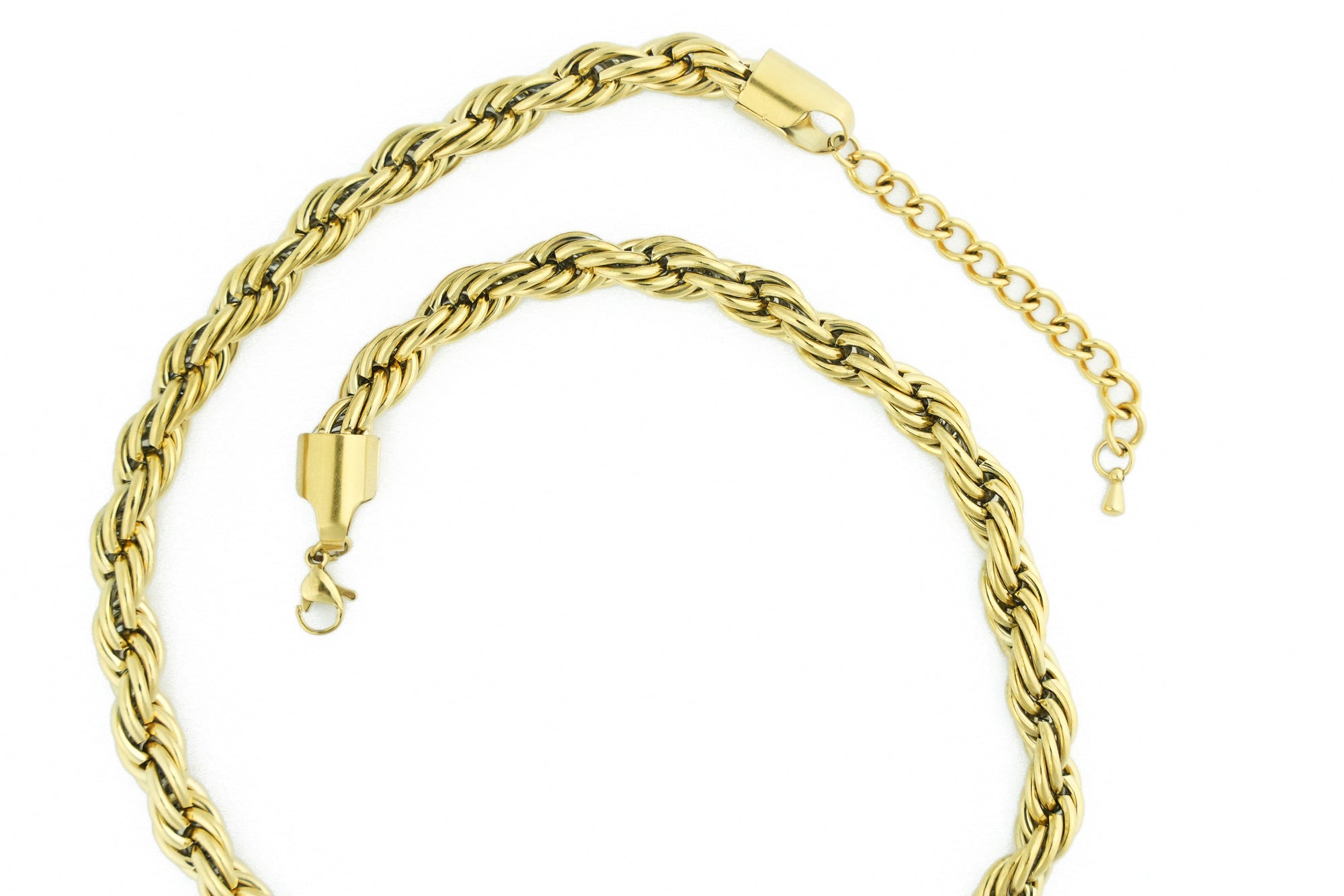 golden twisted necklace stylish for women and girls
