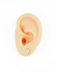 gold drop shaped earrings very beautiful and for all outfits
