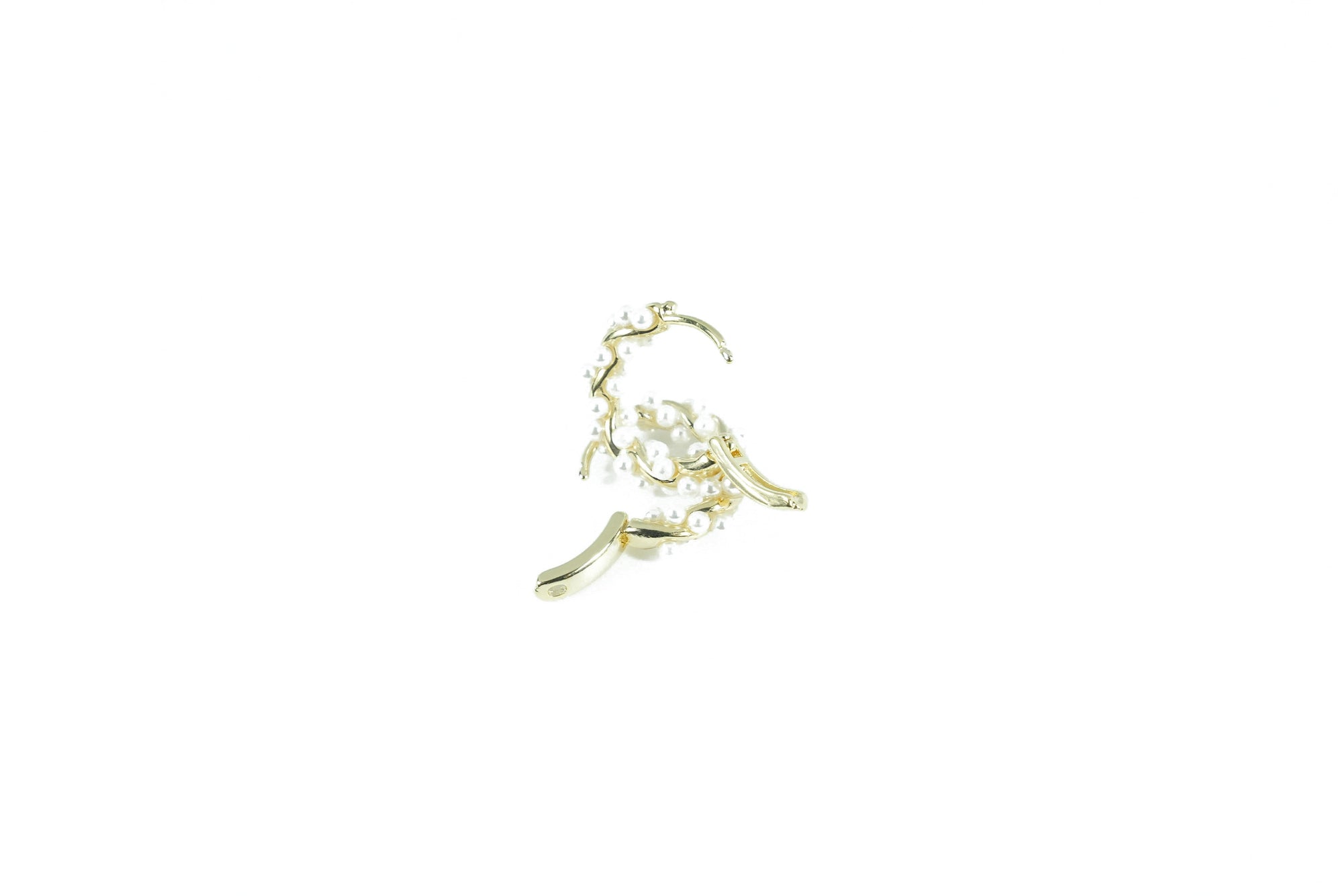 chic pearl hoop earrings, perfect for formal and special occasions, brendoe at design on earth

