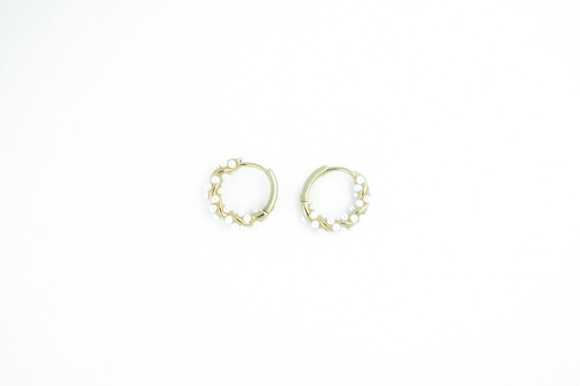 chic pearl hoop earrings, perfect for formal and special occasions, brendoe at design on earth