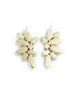 luxurious earrings with sparkling red crystals, ideal as a stylish accessory