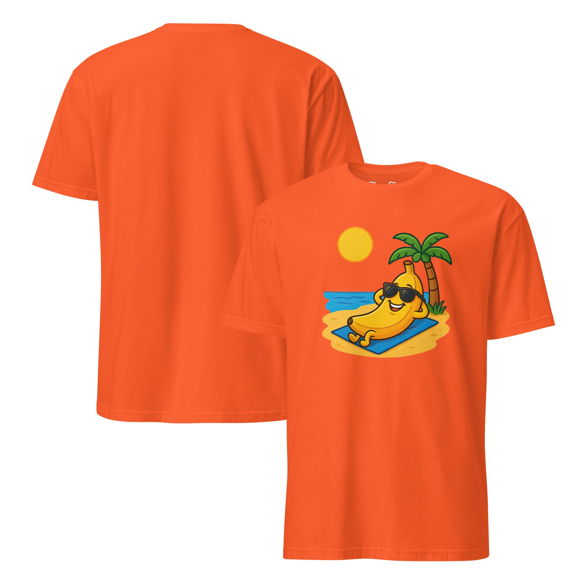 unisex soft orange shirt